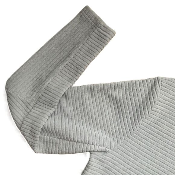 Xersion Grey Half-Zip Ribbed Texture Lightweight Breathable Hoodie Size Small - Picture 2 of 10